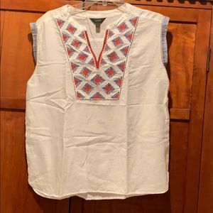 J Crew linen/cotton top!